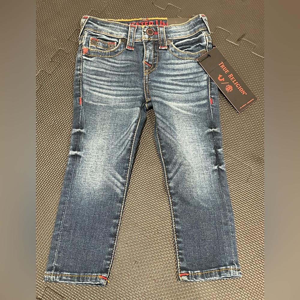 True Religion Manchester United, Rocco toddler jean, size 2T - new with tags!